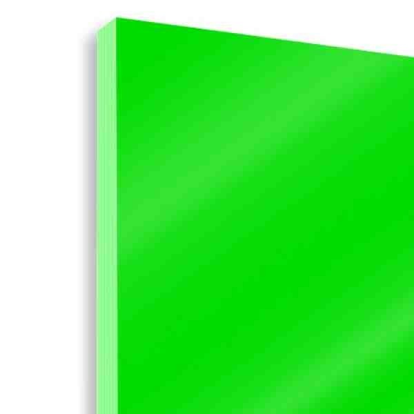 CARTULINA FLUOR. 65X49 CM. VERDE 9041949 47.5X66CM E.10